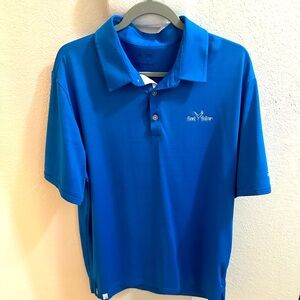 Adidas men’s golf shirt. Size L in men’s. Climate control breathable material.
